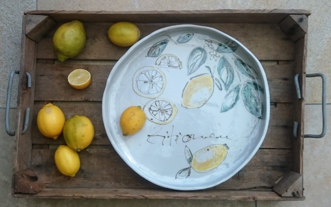 Auflaufform Zitrone