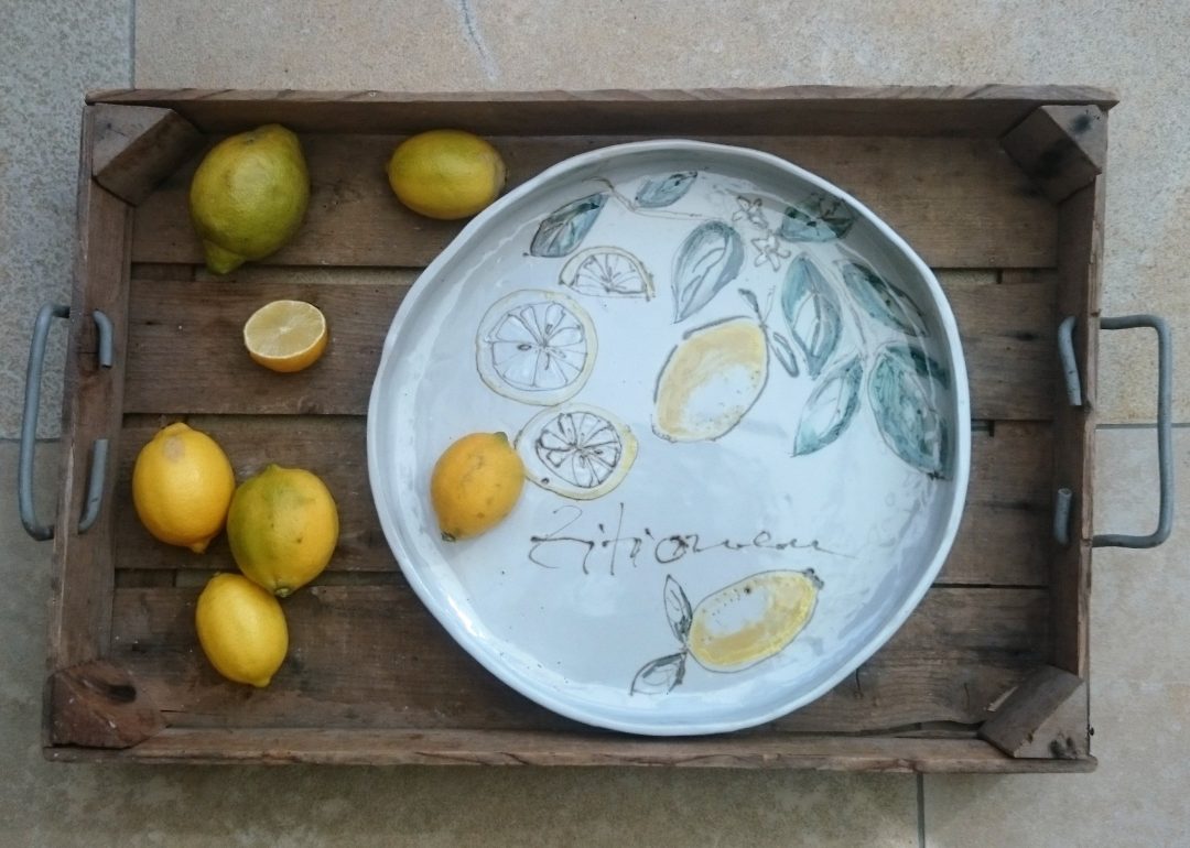 Auflaufform Zitrone